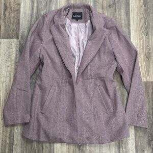Chou Yatou Open Front Pink Blazer Women’s Medium
